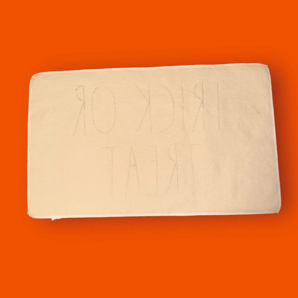 Rae Dunn Artisan Collection Trick or Treat Bathroom Mat